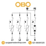 مدار رج ارستر OBO تایپ C کد 5095253 چهار پل